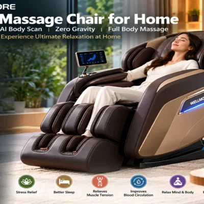 5D Massage Chair for Home with AI Body Scan & Zero Gravity – WELLMORE