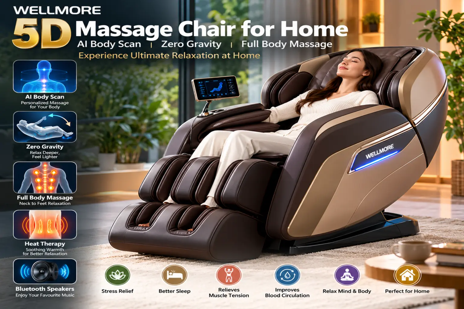 5D Massage Chair for Home